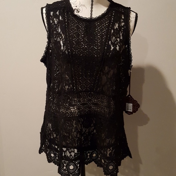 Knox Rose Boutique Tops - Nwt Plus Size Lace Blouse